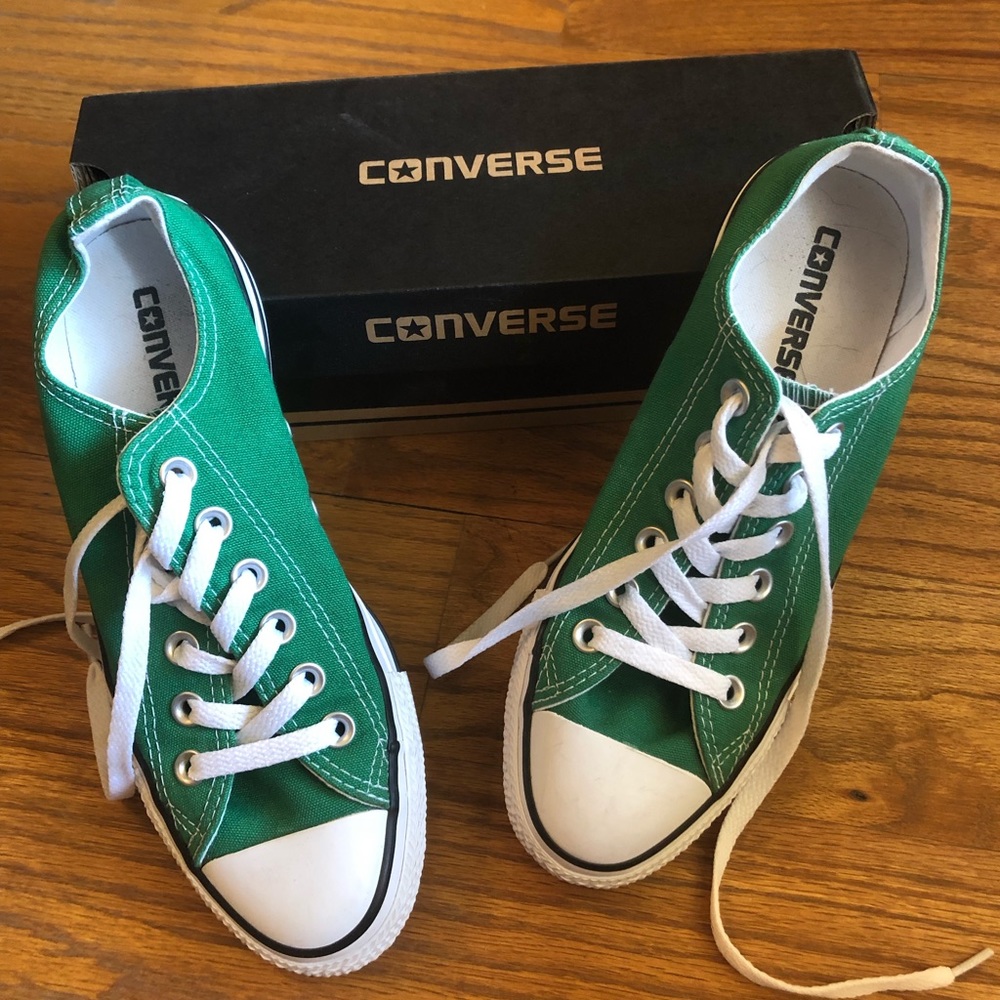 Green Converse Sneakers